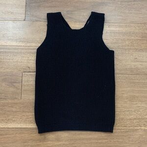 Loft Black sleeveless Sweater Size Petite SP
